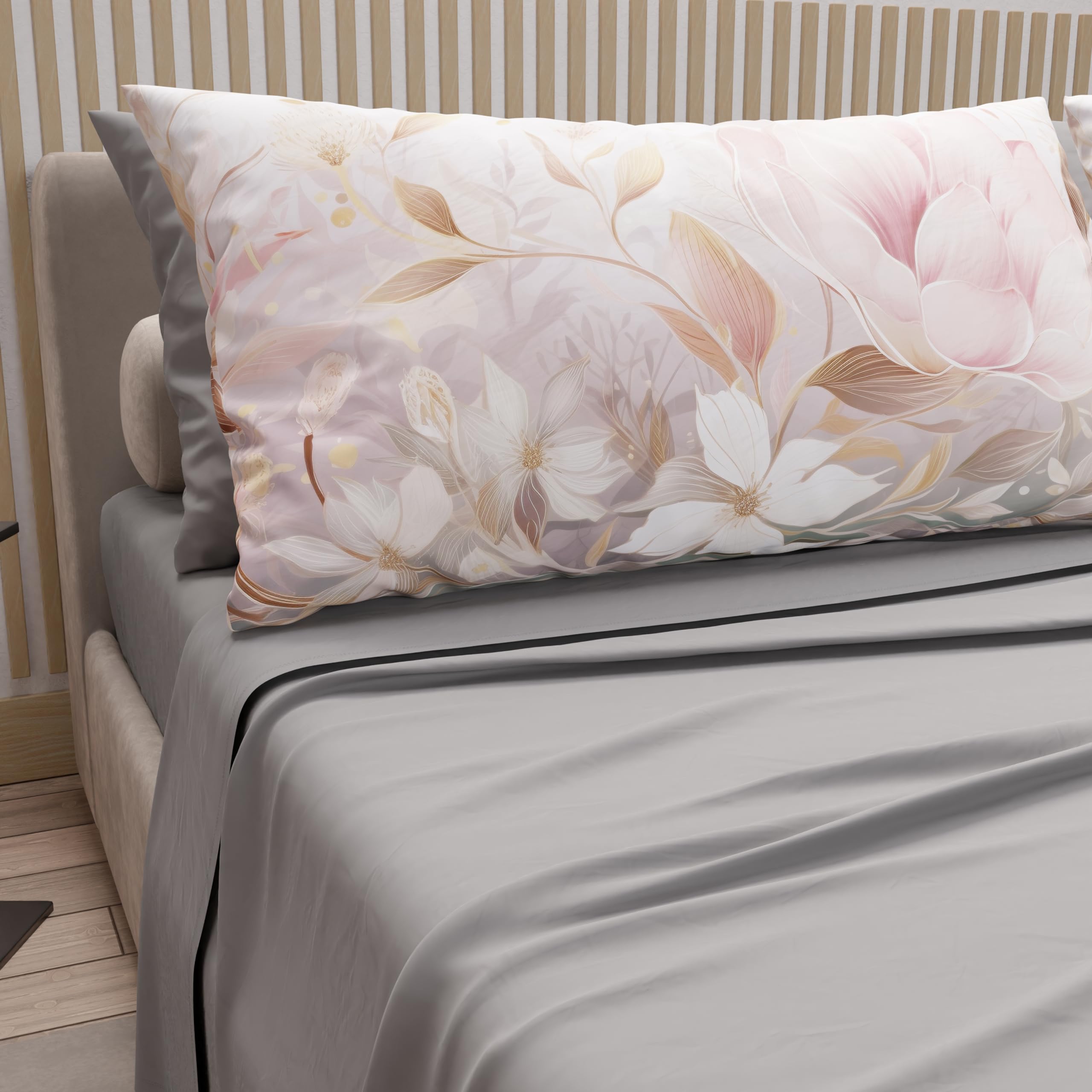 PETTI Artigiani Italiani - Cotton Sheets with Pillowcases in Digital Print, Double Bed Sheet, Tokyo, 100% Made in Italy