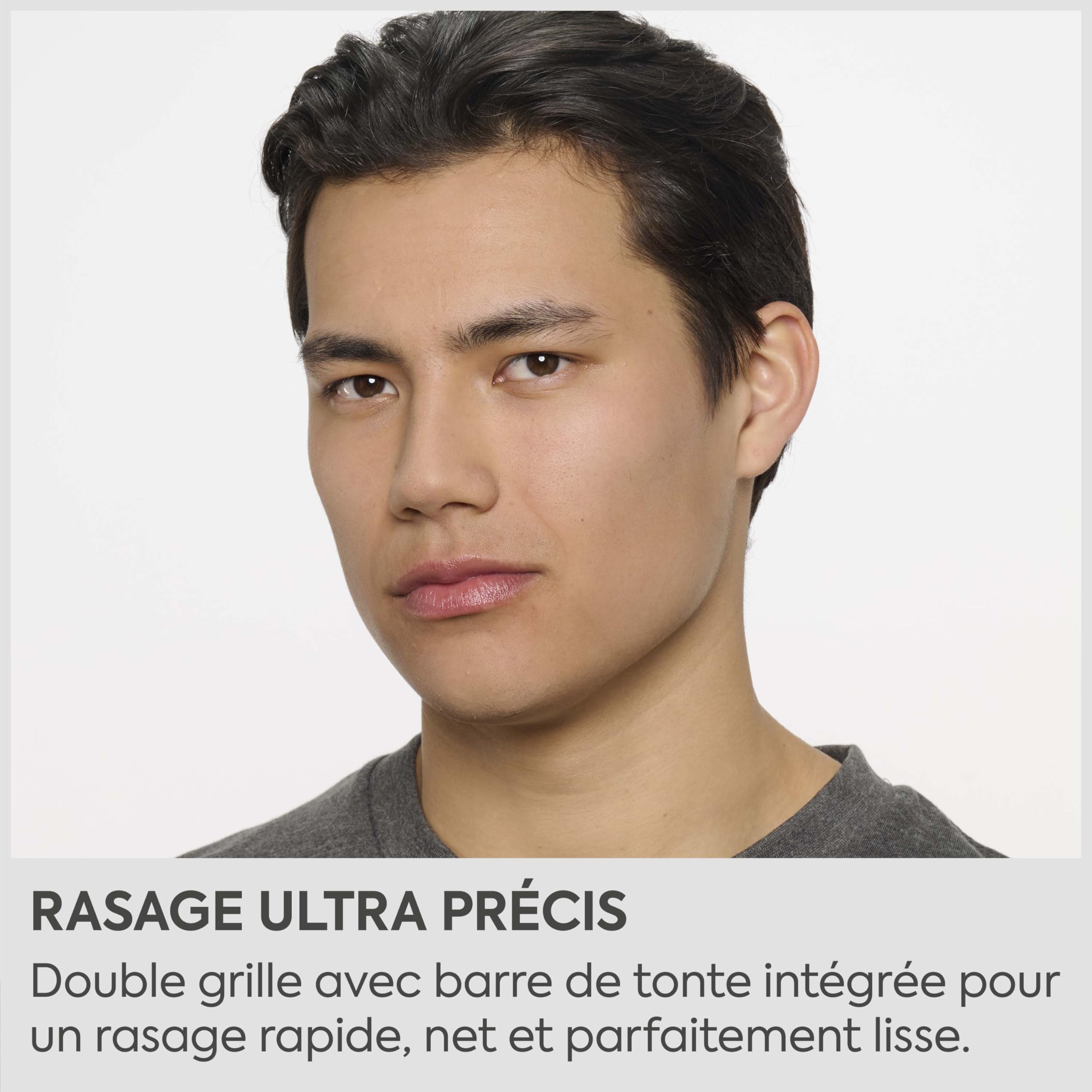 Rasoir BaByliss Super‑X à double grille pour homme – Finition ultra‑lisse, grilles en acier japonais, lithium‑ion sans fil, Wet & Dry IPX7, USB‑C, FS996DE