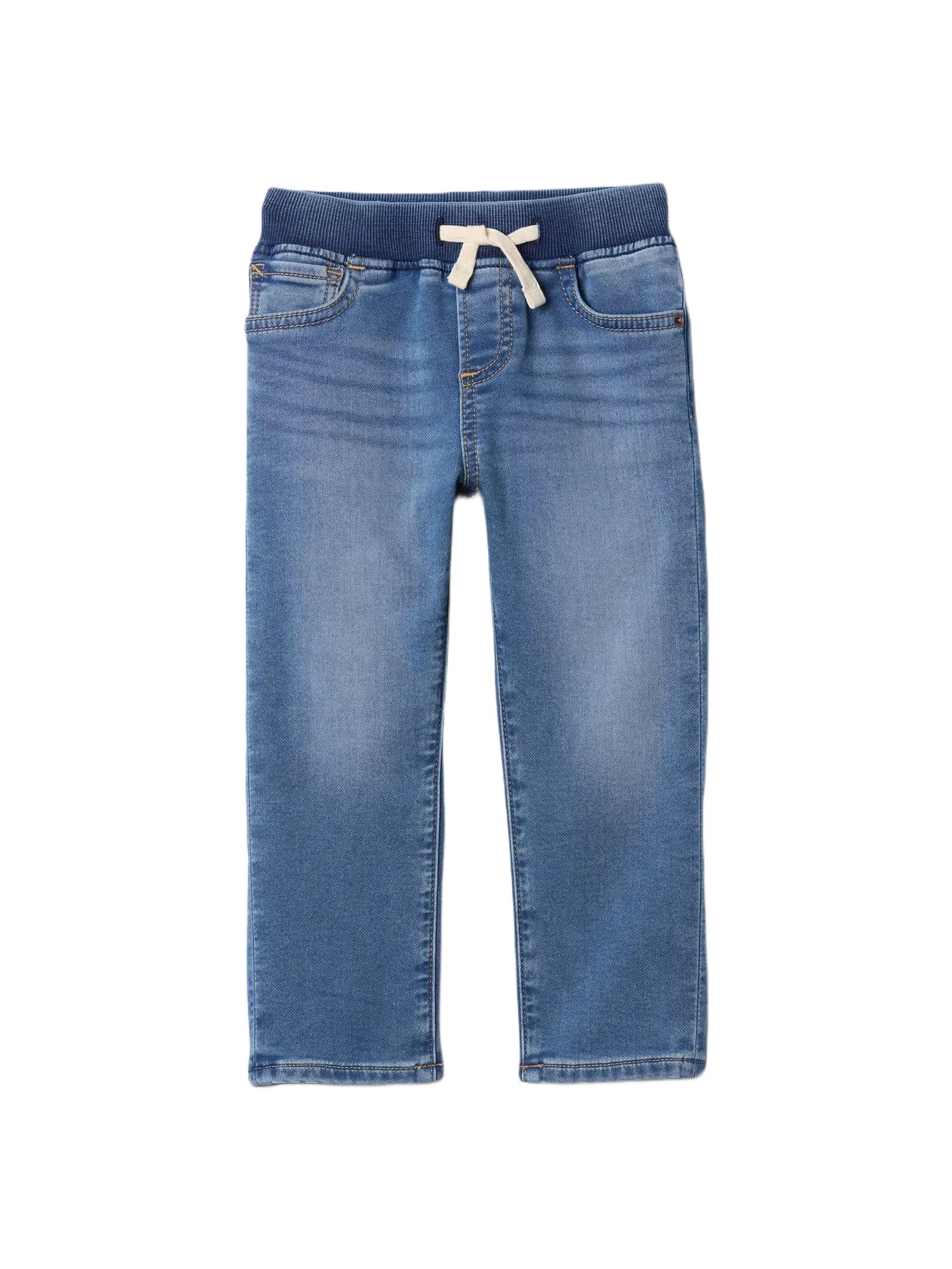 

                                                    GAP Baby Boys Ribbed Waist Slim Pull-On Denim Medi