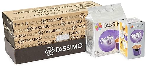 Tassimo Milka Cápsulas de chocolate caliente (paquete de 5, total de 40 cápsulas de café)