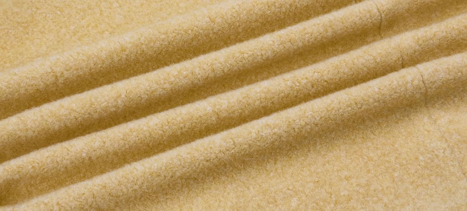 CHARTOU Women Oversized Long Winter Coats Warm Wool Blend Pea Trench Coat Overcoat - Image 6