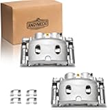 2x Front Brake Calipers Assembly Pair Set of 2 Driver and Passenger Side Replacement for GMC Sierra 1500 Yukon Chevrolet Silverado 1500 Classic 2007-2008 Tahoe Suburban 1500 Avalanche 18-4918 18-4919