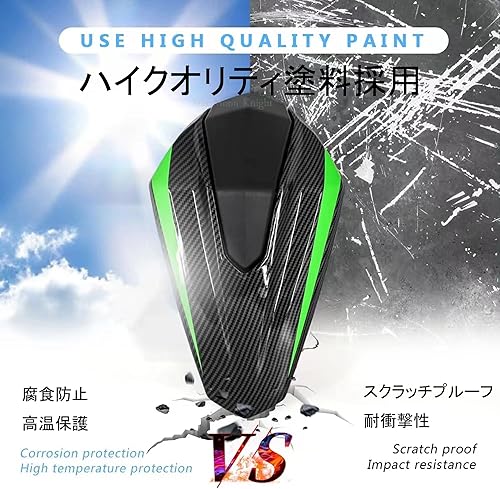 Miniatura 4 de Para Ninja 400 Z400, accesorios de motocicleta, cubierta trasera para asiento de pasajero trasero (grano de carbono)