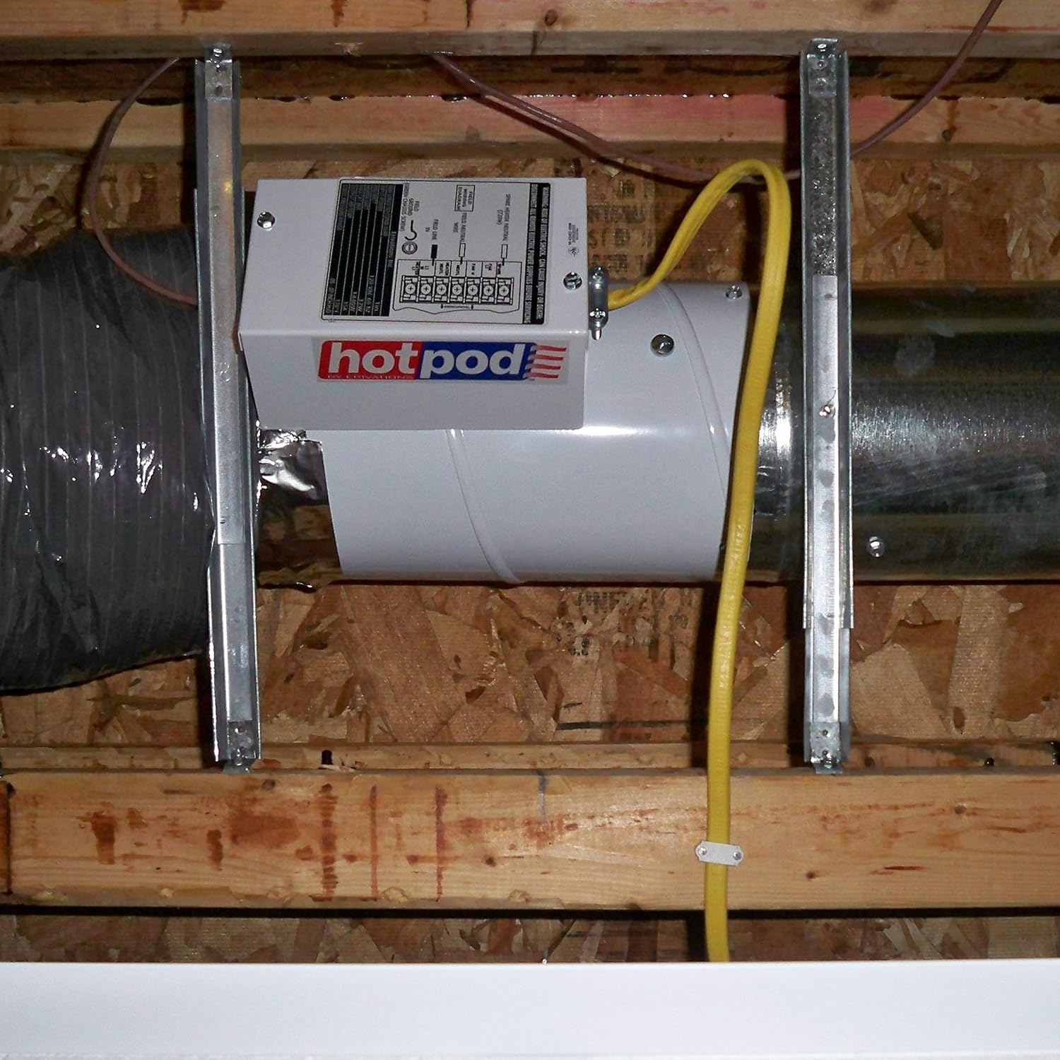 Featured Product TPI HP610001202T Hotpod Supplemental Duct Mounted Heating System, Standard, 6 Inlet, Hardwire, 1000/500 W, White 50% Off Discount TPI HP610001202T Hotpod Supplemental Duct Mounted Heating System, Standard, 6 Inlet, Hardwire, 1000/500 W, White