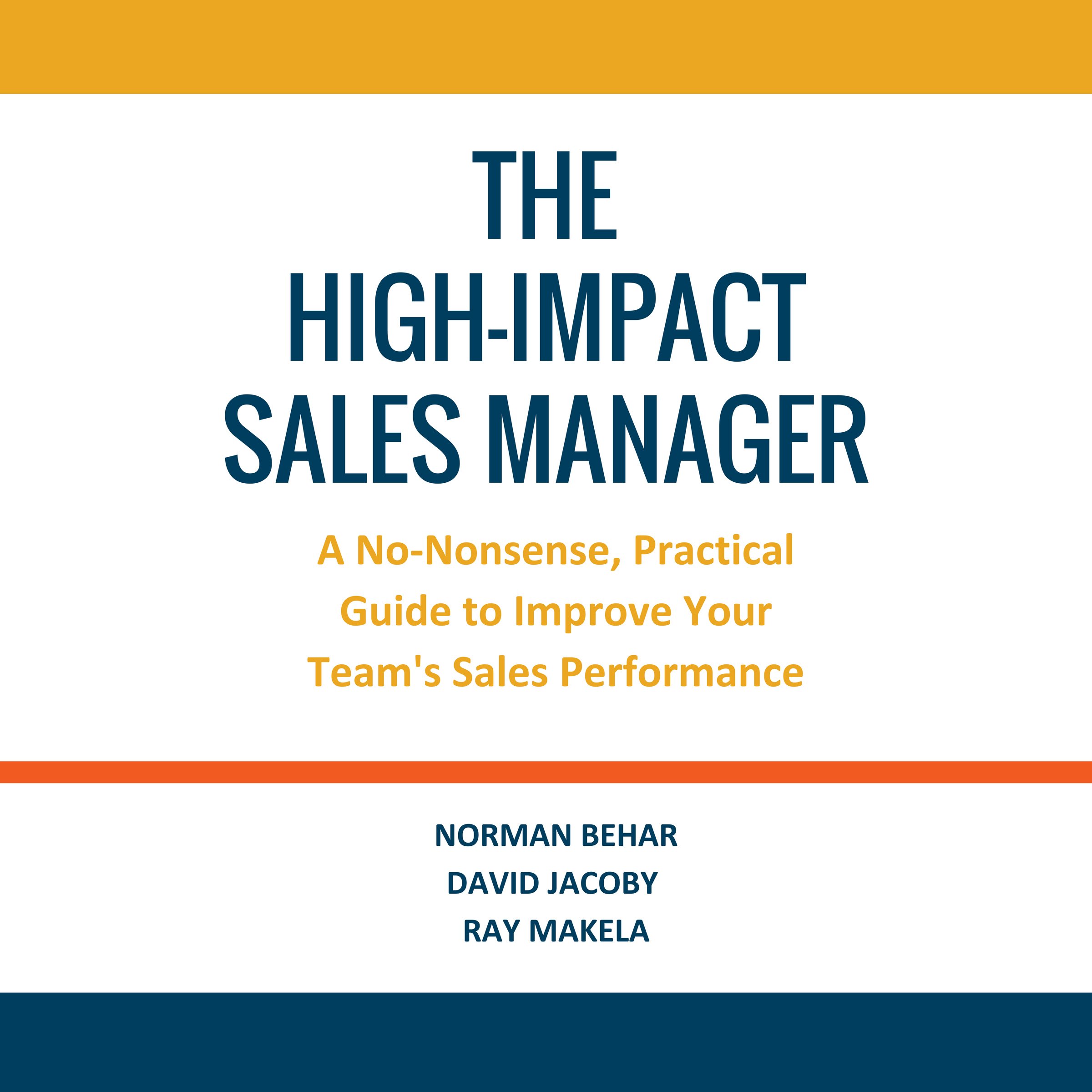 The High-Impact Sales Manager