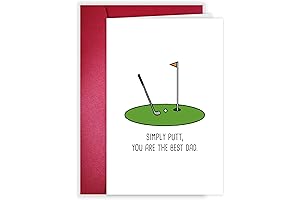 Golf Card for Father's Day - Putt to Show Dad He's the Best