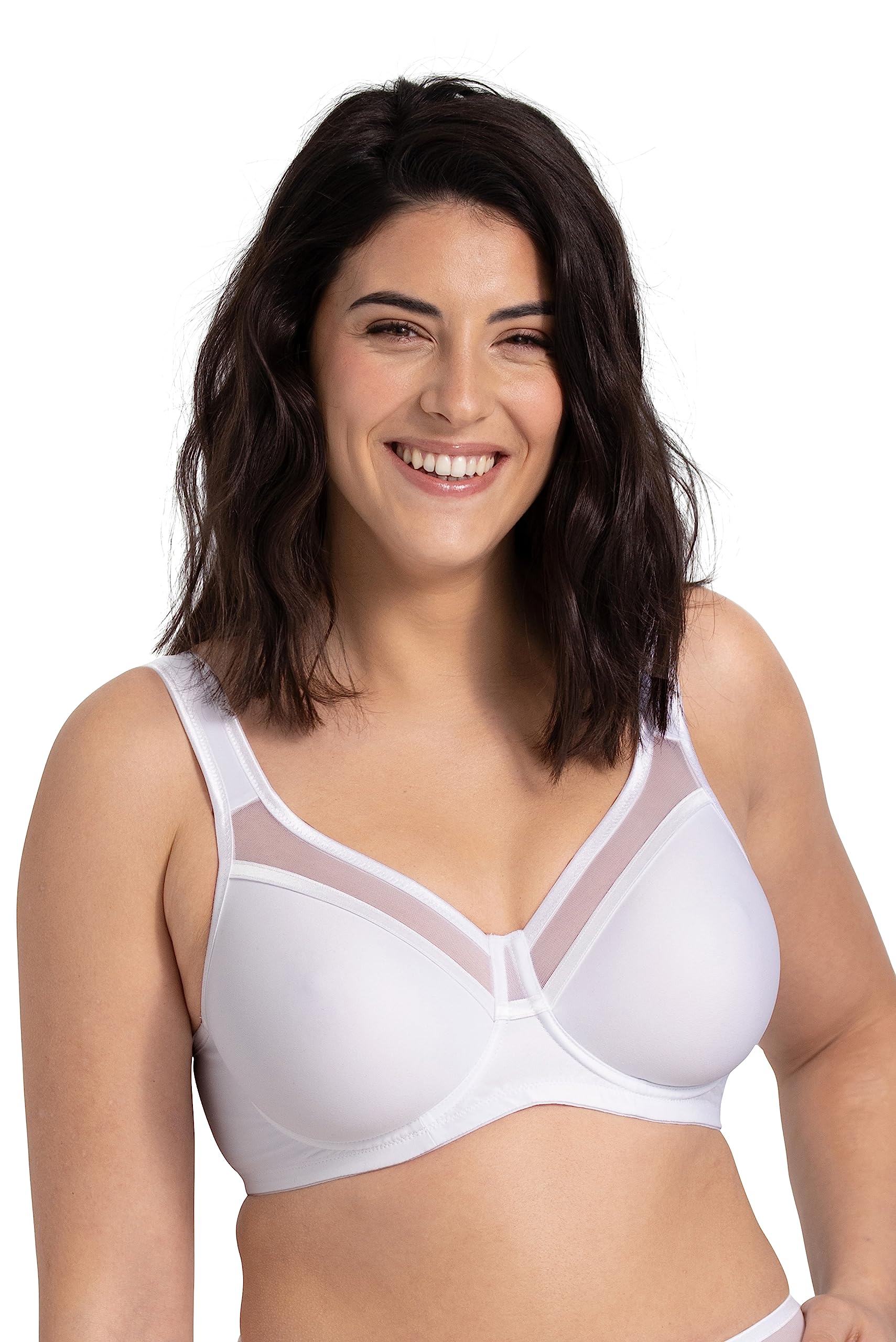 Miss Mary Of Sweden Women's White Sweet Senses T-Shirt Bra With Underwire 36Dd