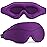 MOEASEii Sleep Mask - Total Blackout 3D Sleeping Mask, Super Lightweight & Silky Soft Eye Mask for Sleeping, Fully Adjustable Fit for Home, Office, Traveling, Meditation, Yoga, Purple