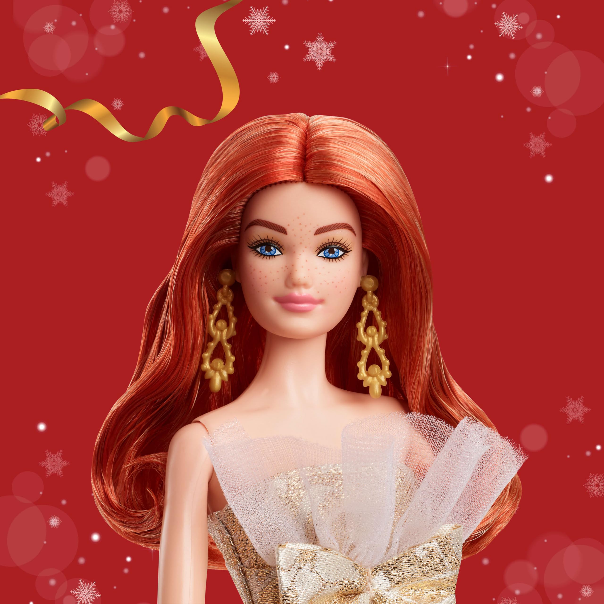Amazon.co.jp: バービー(Barbie) ホリデーバービー レッドヘア
