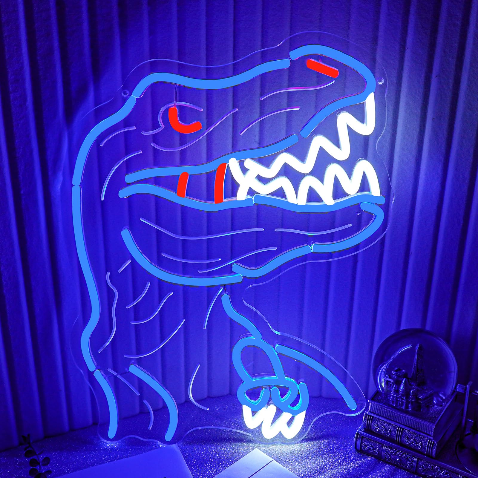 Led-neonbord, dimbaar, breed neonlicht voor wanddecoratie, kleurrijke