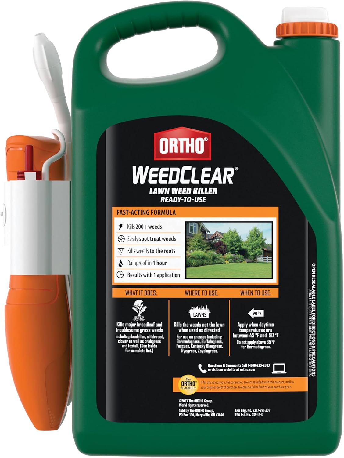 Ortho WeedClear Lawn Weed Killer ReadytoUse with Barbados Ubuy