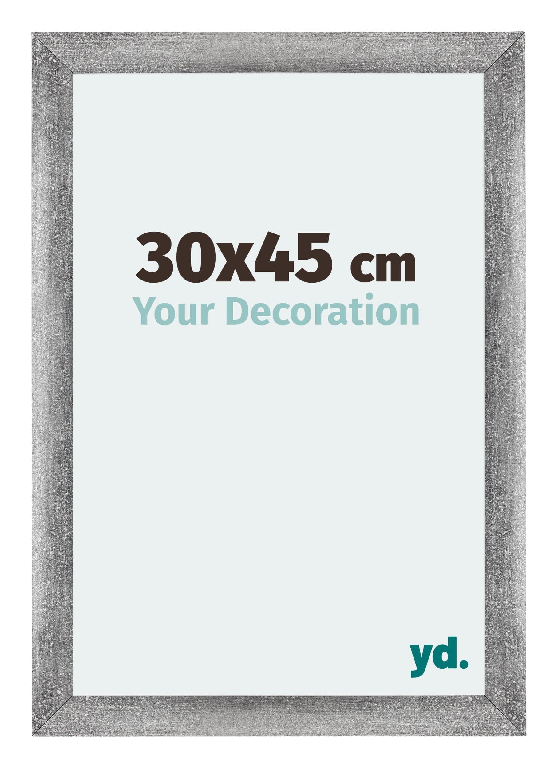 Your Decoration - Picture Frame 30x45 cm - Gray Swept - Decorative Wall Frame in MDF with Antireflection - Frame 30x45 - Mura — image 1