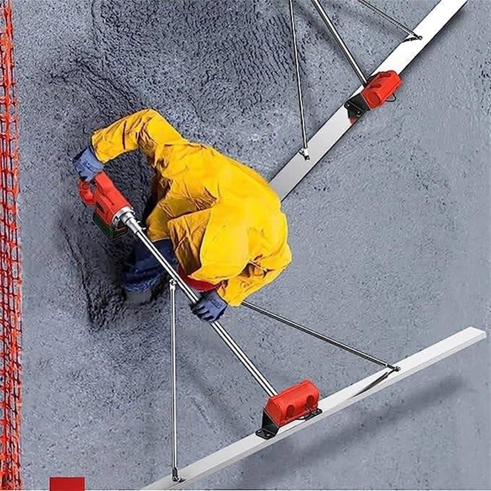Massetto elettrico in calcestruzzo alimentato a batteria con tavola in acciaio inossidabile da 5 FT Velocità 3000-6000 giri/min, efficiente e portatile (Size : 2electric)