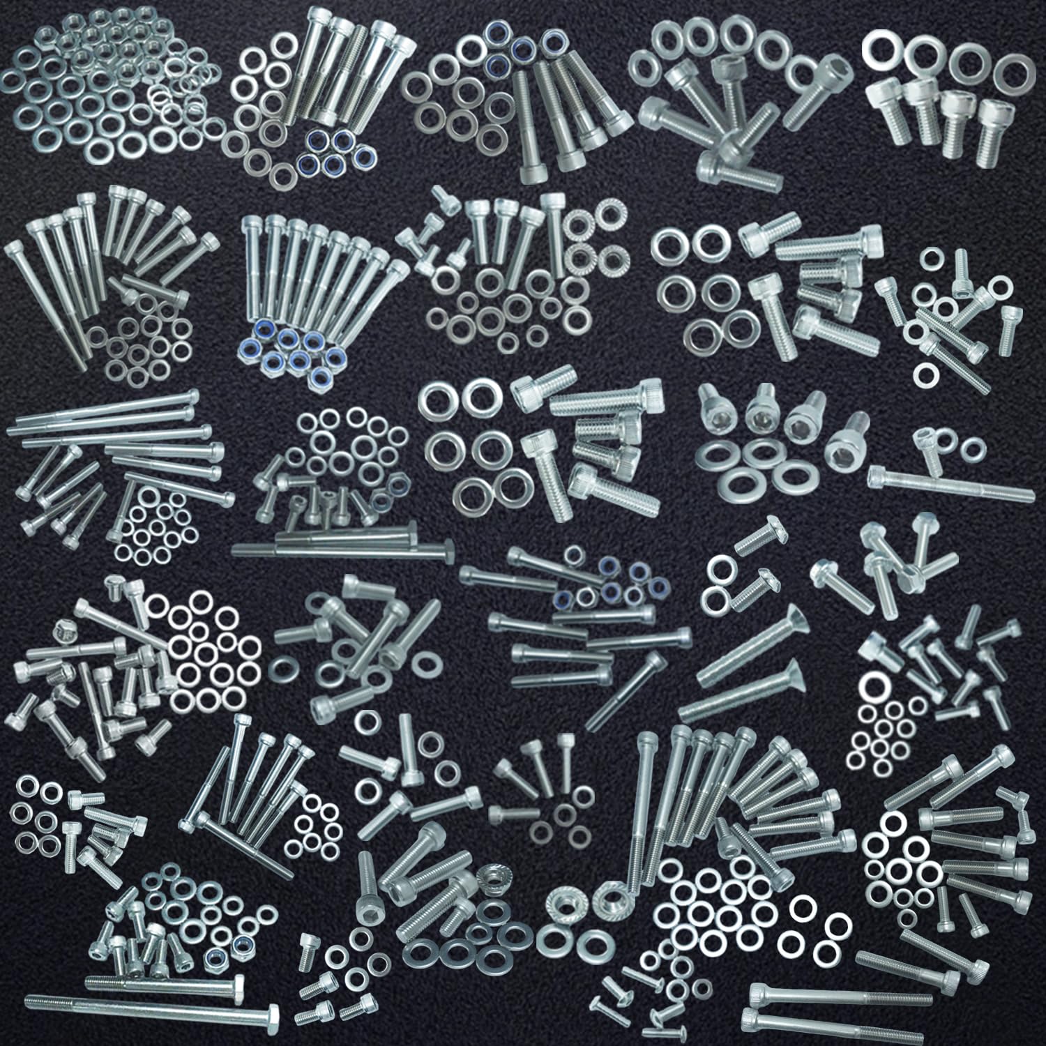 BIGLKNM 541pcs Engine Bolt Screw Nuts Kit Compatible with 1999-2008 Sportrax 400 TRX400EX 2x4 2012-2014 TRX400X 2x4; 304 Stainless Steel Bolt Kit