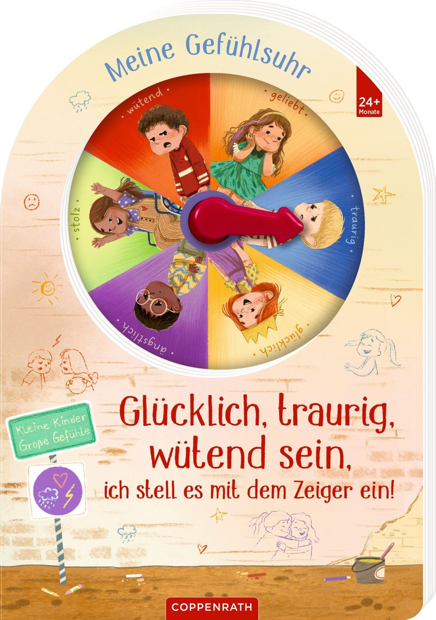 Coppenrath Verlag Interaktives Kinderbuch zur Gefühlsuhr