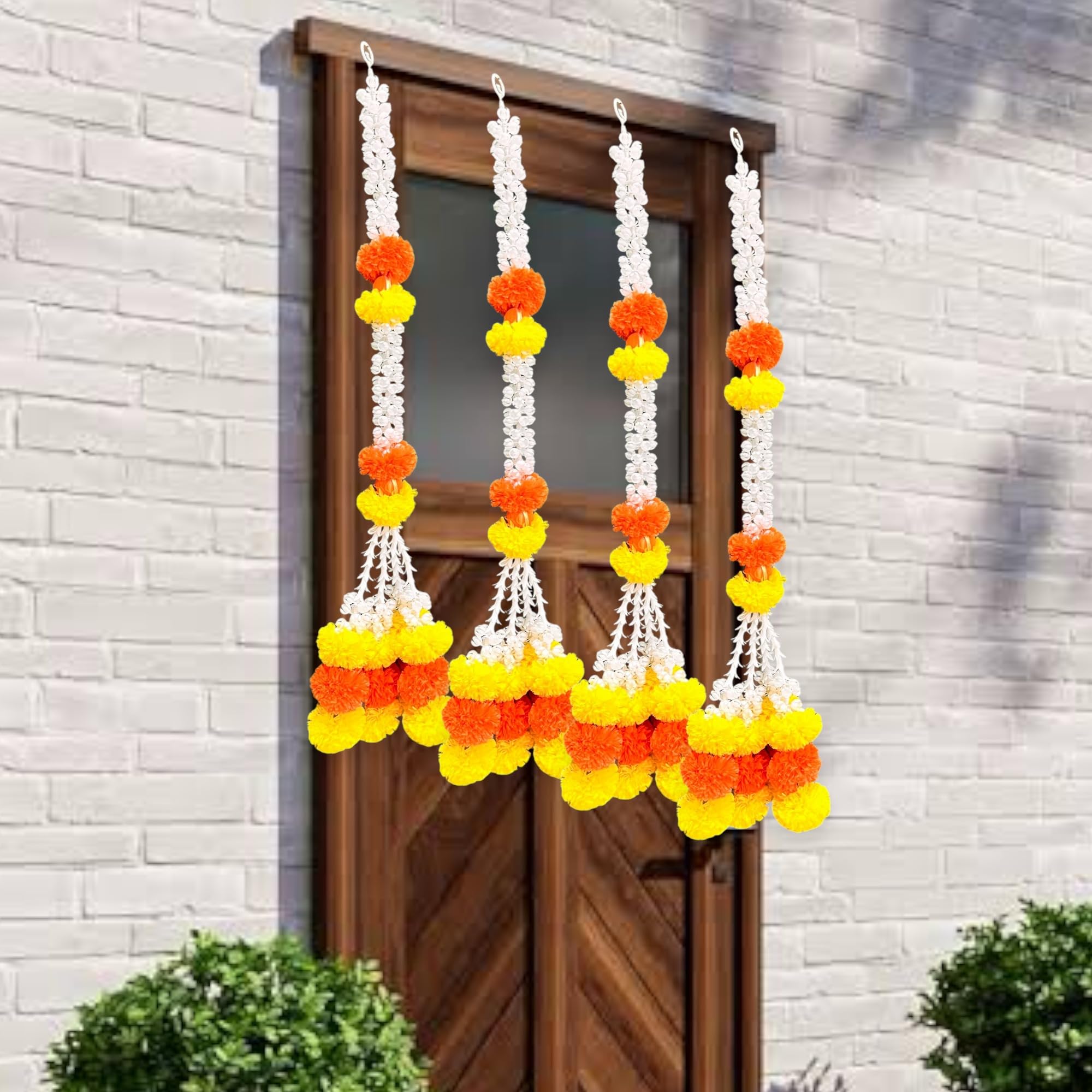 Rajasthan Marigold Garland - Diwali & Pooja Decor -13