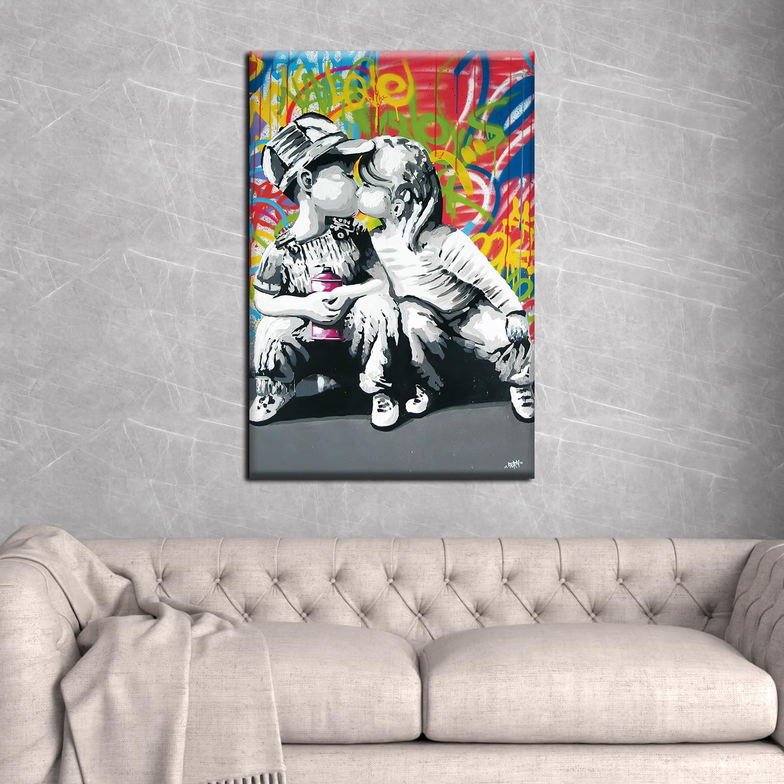 バンクシー 花束を投げる男 絵画 アートパネル Amazon.co.jp: バンクシー 花束を投げる男 アートパネル 3枚