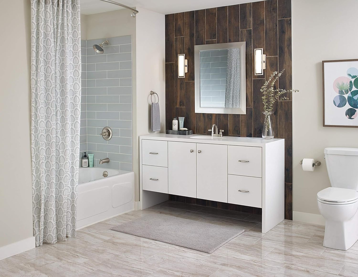 Up To 60% OFF Peerless Claymore Single-Handle Tub and Shower Faucet Trim Kit with Single-Spray Shower Head, Brushed Nickel PTT188790-BN (Valve Not Included) Super Sale 🛒 Peerless Claymore Single-Handle Tub and Shower Faucet Trim Kit with Single-Spray Shower Head, Brushed Nickel PTT188790-BN (Valve Not Included)