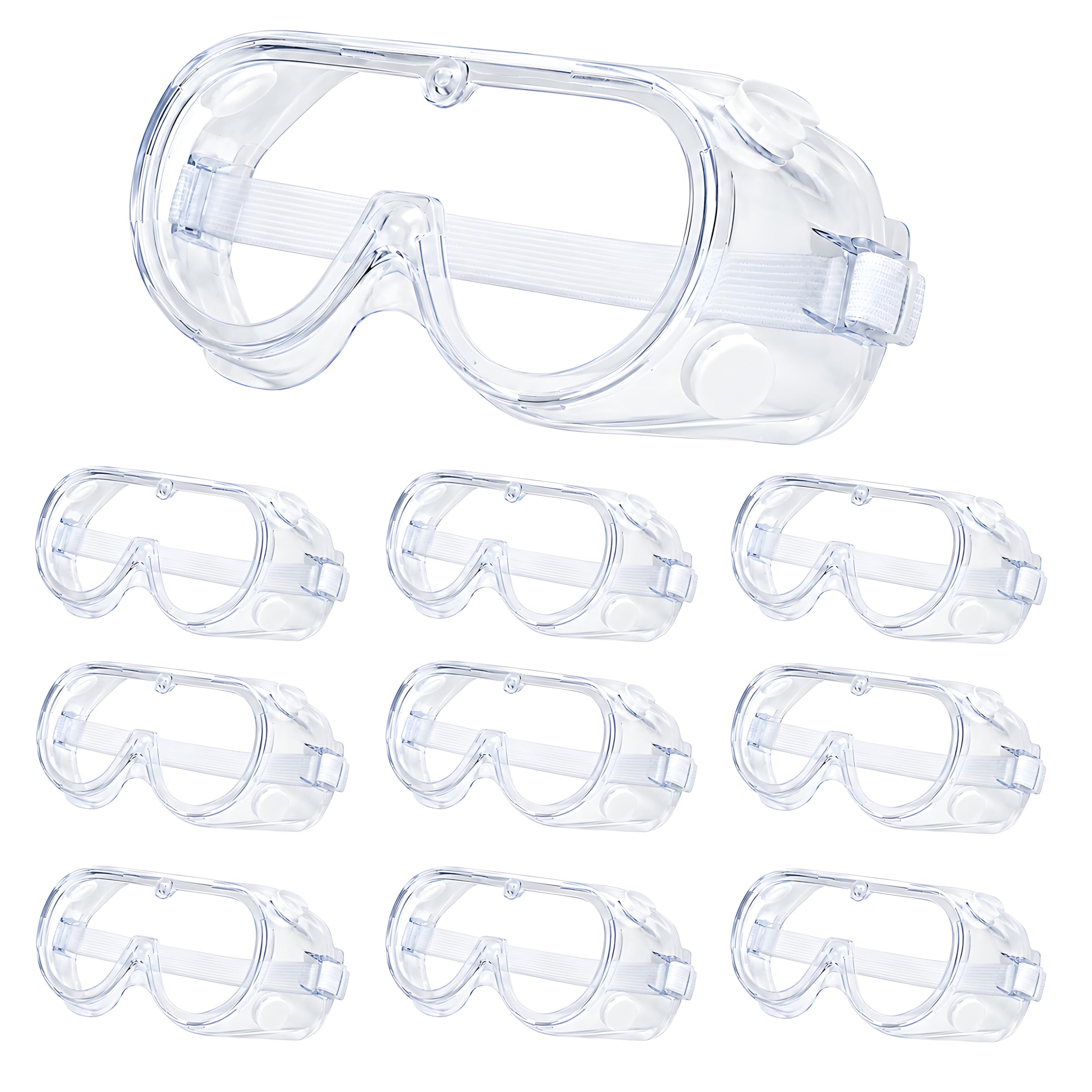 Safety Goggles Over Glasses, Anti Fog Protective Eyewear for Chemistry Lab, Woodworking, Mowing, Construction — Amazon image 9