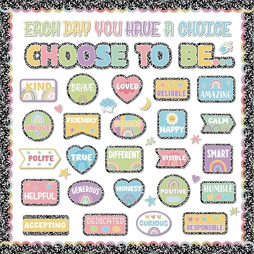 Composition Growth Mindset Bulletin Board Decorations Set Inspirational Bulletin