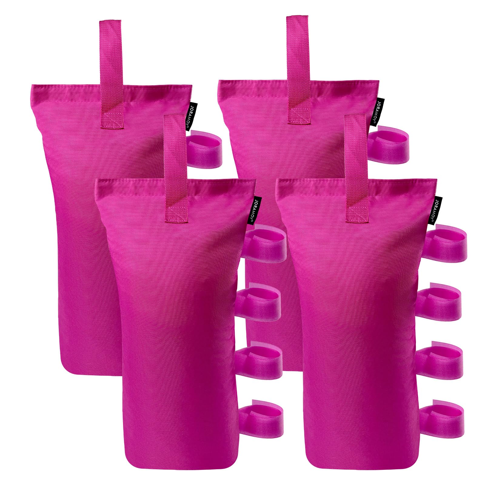 Joramoy Heavy Duty Canopy Weight Bags(150LBS) for Pop up Canopy Tent, Leg Canopy Weights Sand Bags for Instant Outdoor Sun Shelter Canopy/Patio Umbrella,Set of 4, Pink(Without Sand) — image 1