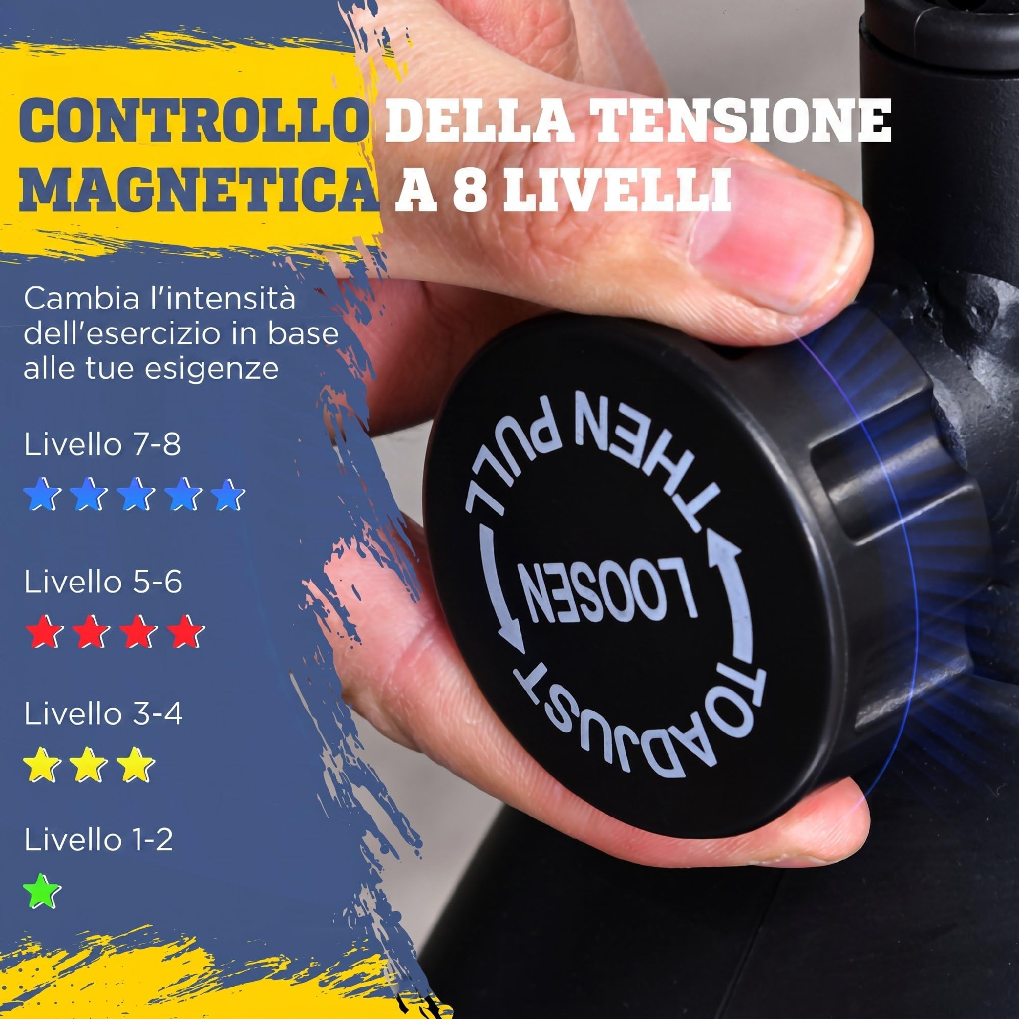 HOMCOM Ellittica da Casa Magnetica con Schermo LCD 103x62x151cm Nero | 8 Livelli di Resistenza, Sedile Regolabile