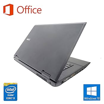 NEC - NEC ノートパソコン VK25LX-G Corei3 Office2019 Amazon.co.jp: 【整備済み品】 NEC ノートPC VK25/MS Office