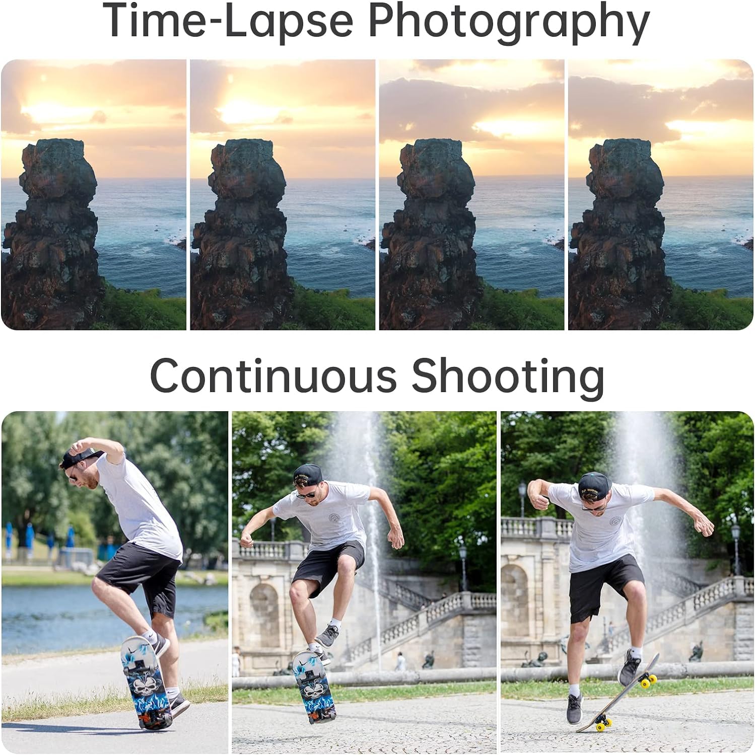 Video Camera,  Camcorder 48MP 15FPS UHD WiFi Vlogging Camera with IR Night Vision for YouTube, 3" Touch Screen 18X Digital Zoom, with Fill Light, Mic, Stabilizer, Lens Hood, Remote and 2 Batteries: 1080P-Black