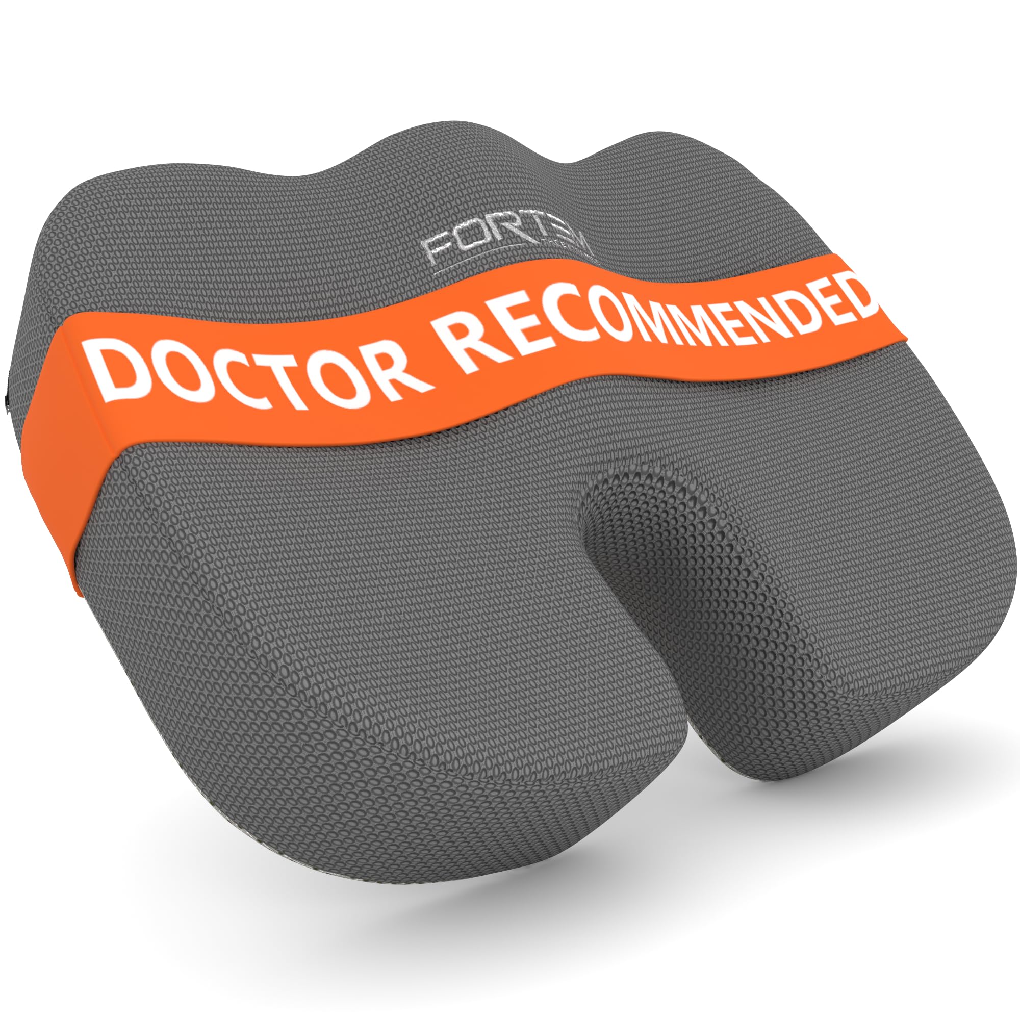 FORTEM Seat Cushion, Office Chair Cushion, Desk Chair Memory Foam, Sciatica Coccyx Tailbone Pain Relief, Pressure Relief, Sitting Pad, Gaming Sitting Pillow, Washable Cover, Non Slip