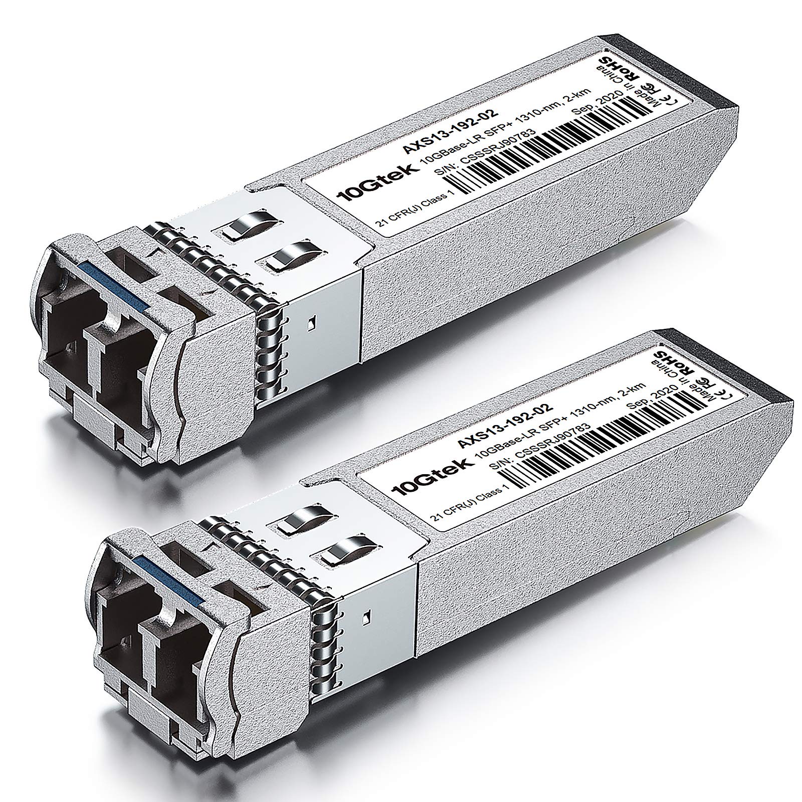 10Gtek 10GBase-SR SFP+ LC Transceiver, 10G 850nm Multimode SFP Module, up to 300 Meters, for Cisco SFP-10G-SR, Meraki MA-SFP-10GB-SR, Ubiquiti UniFi UF-MM-10G, Fortinet, Mikrotik and More, Pack of 4 — Amazon image 28