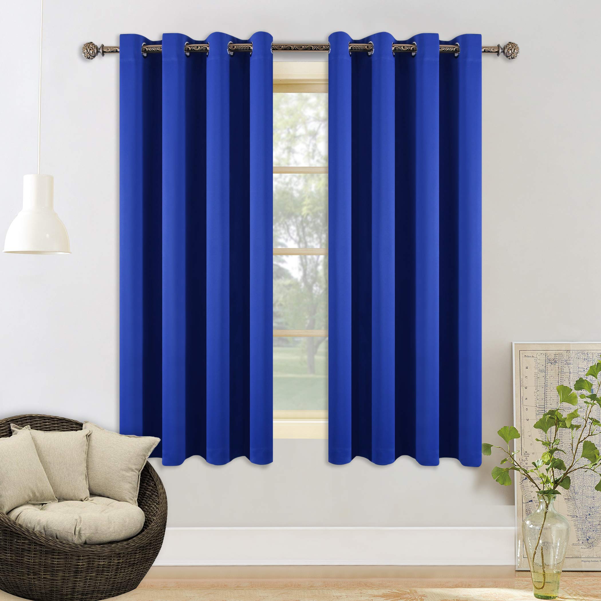 Royal Blue Bedroom Curtains Curtains & Drapes