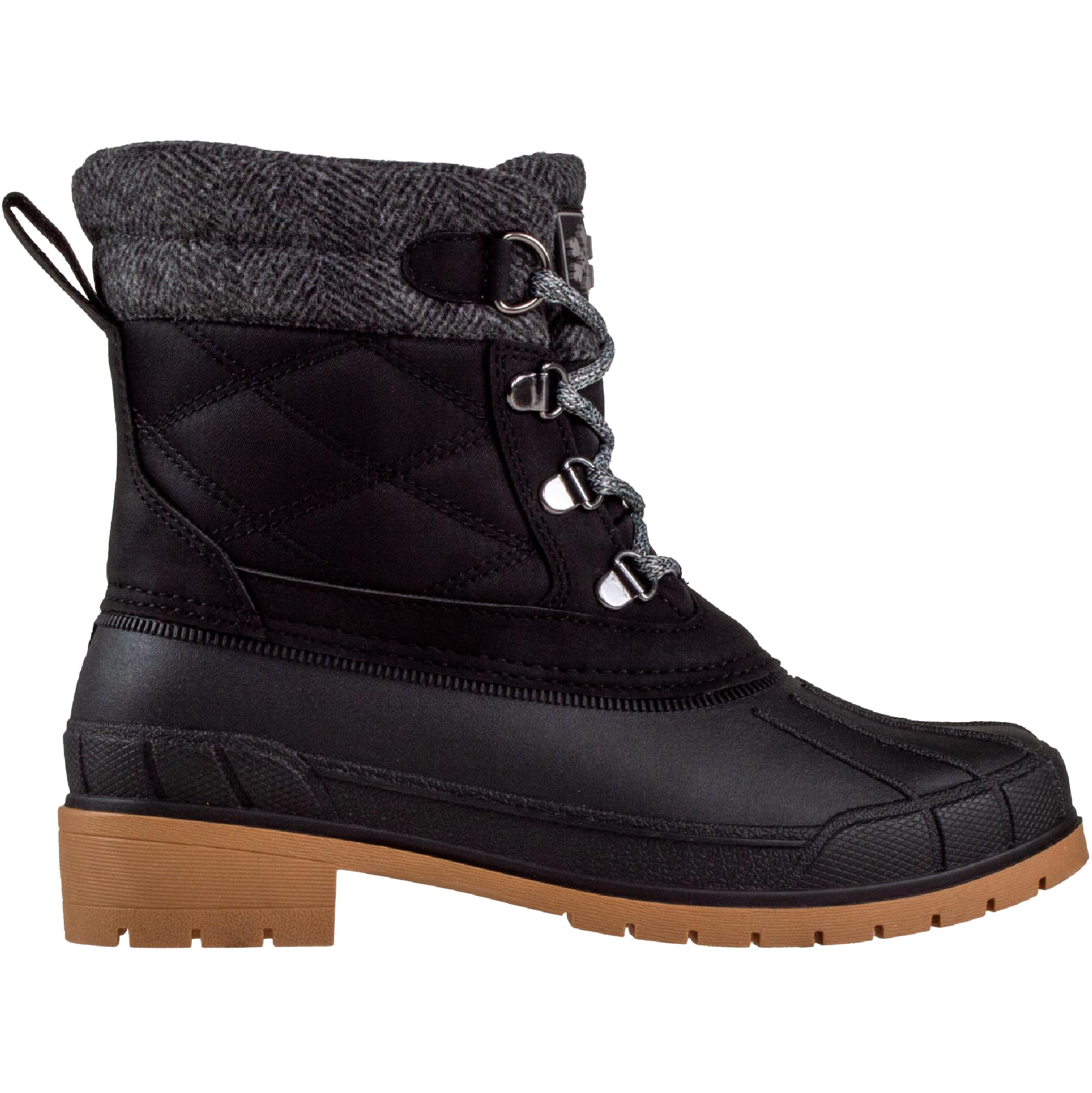 Ice Fields Everly Mid Snow Winter Boots for Women Warm Insulated Fleece Lined Waterproof Shell Leather Upper