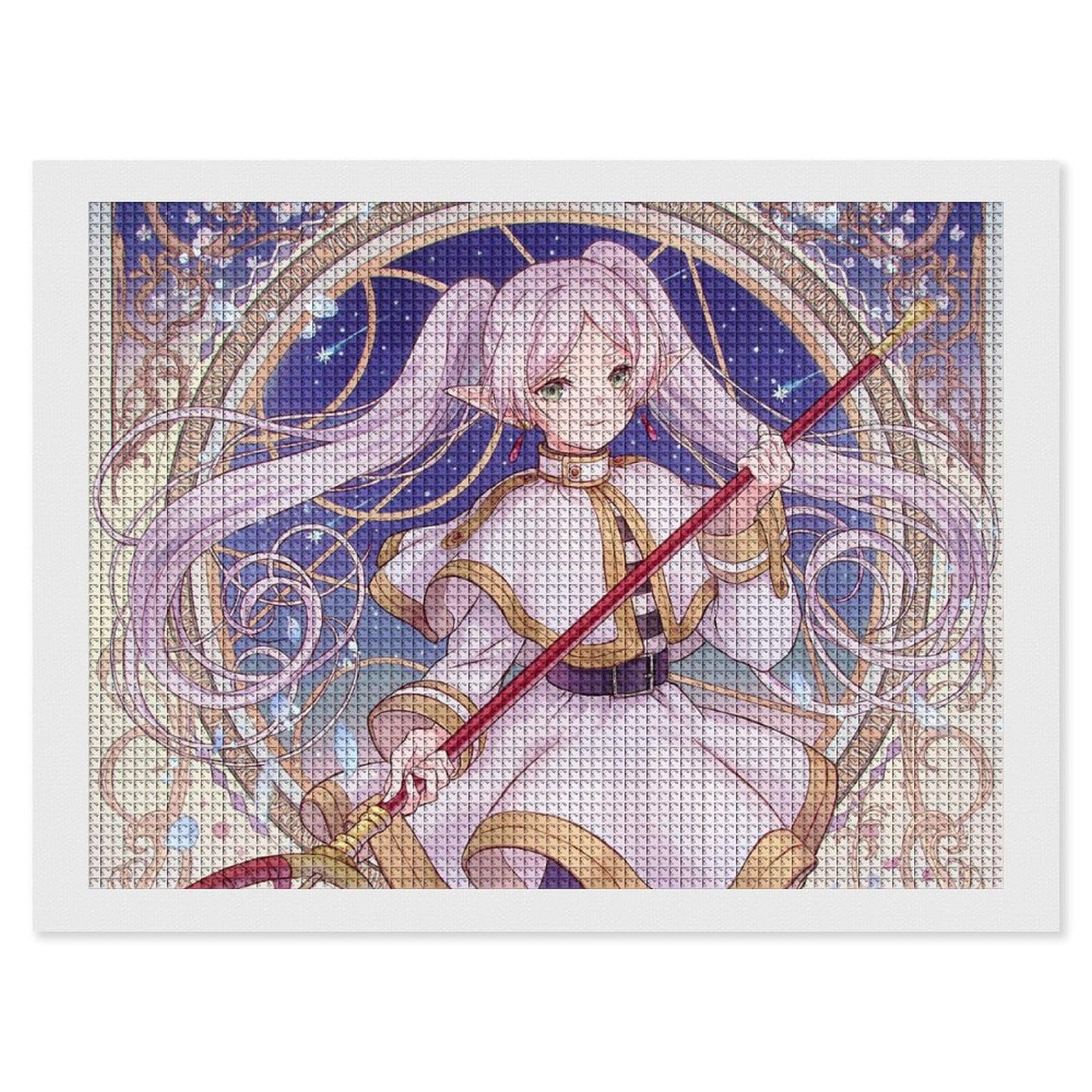 Amazon | for 葬送のフリーレン ダイヤモンドアート スクエアビーズ
