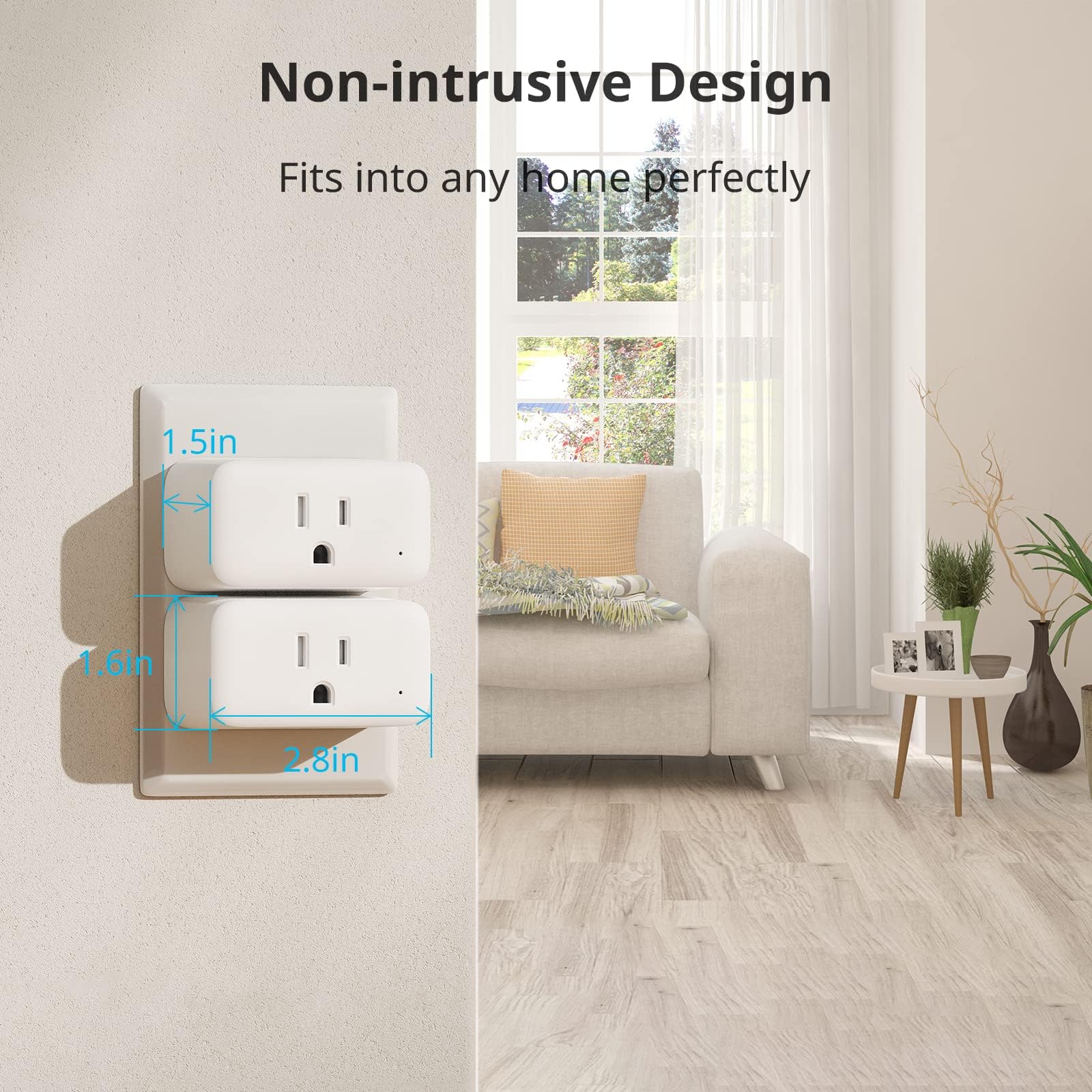 2025 New SwitchBot Smart Plug Mini 15A 1 Pack Energy Monitor Smart Home WiFi 2 4GHz Bluetooth Outlet — view 7