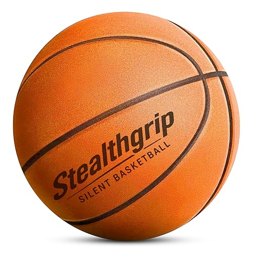 Silent Basketball Size 7 (29.5") - Grooved Airless Indoor Basketball