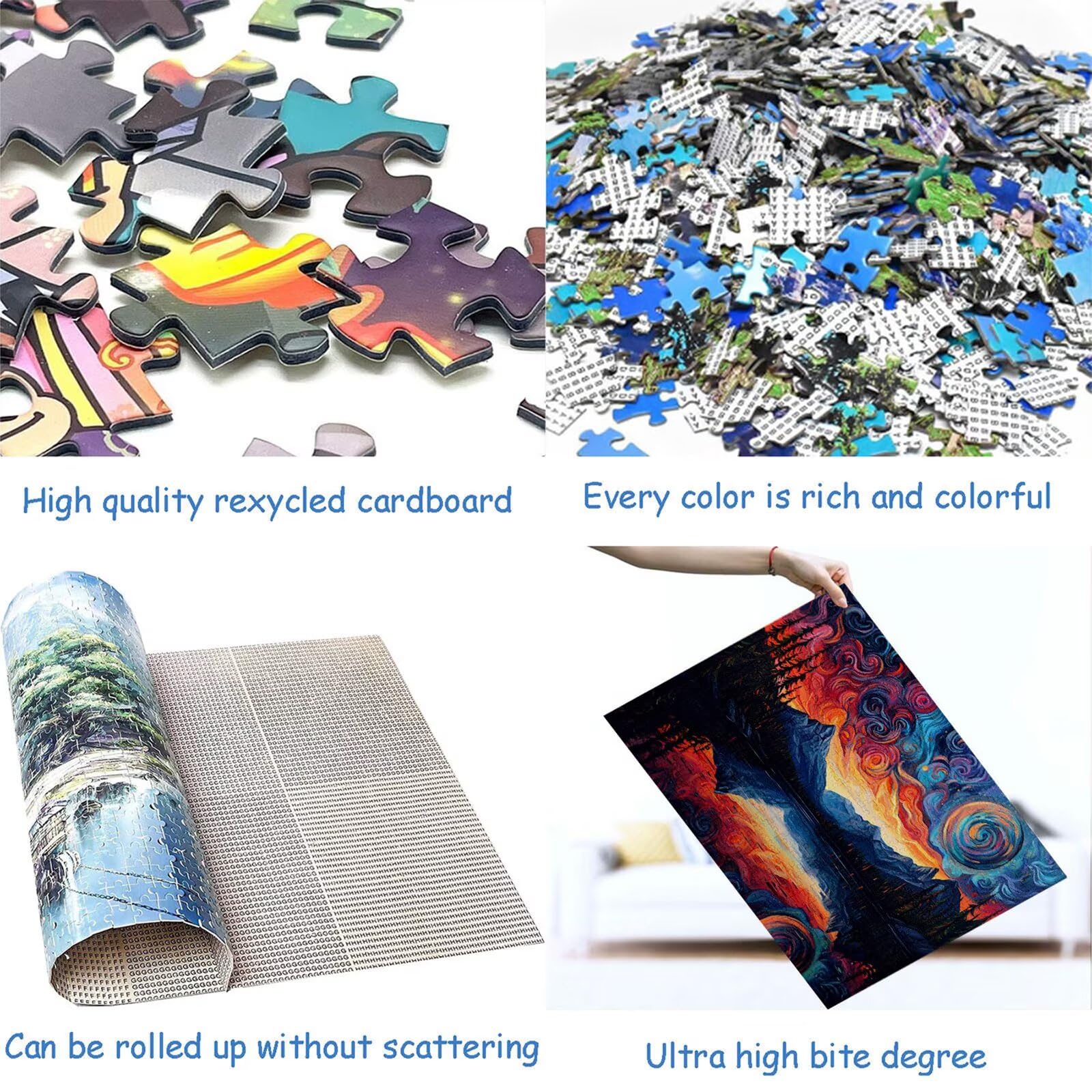 Puzzle 4000 elementów Jezioro Puzzle dla dorosłych Góry 141 x 87 cm Unikalne Rzemiosło Klasyczne 3D Drewniane układanki do rodzinnych gier aktywnych, układanka do samodzielnego wykonania nawet do