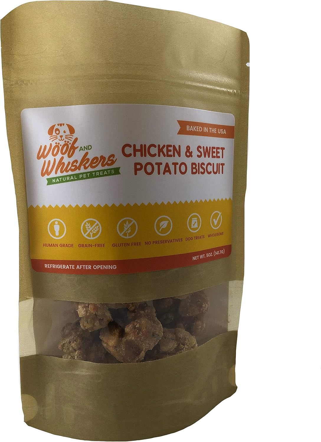 Woof and Whiskers Human Grade Chicken and Sweet Potato