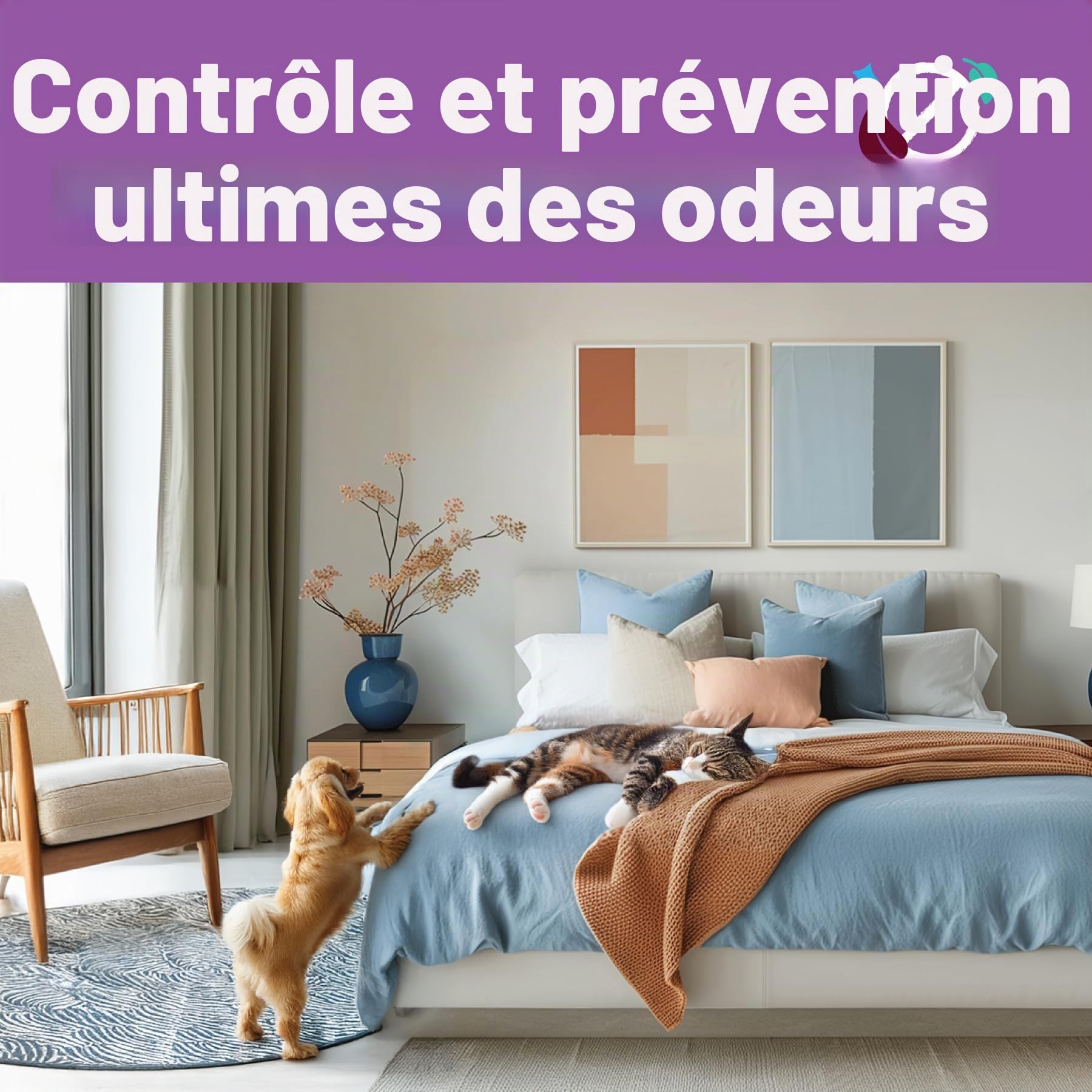 Dirtbusters Nettoyant Désodorisant Professionnel Concentré 3 en 1 pour Tapis Tissus - Neutraliseur d’Odeur, Parfum Huiles Essentielles, Shampooing des Moquette Machines Lavant par Extraction, 5L