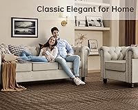 Vista 5 de Morden Fort - Sofás para sala de estar, juegos de muebles para sala de estar, silla, sofá y sillón, 3 piezas, tela de lino