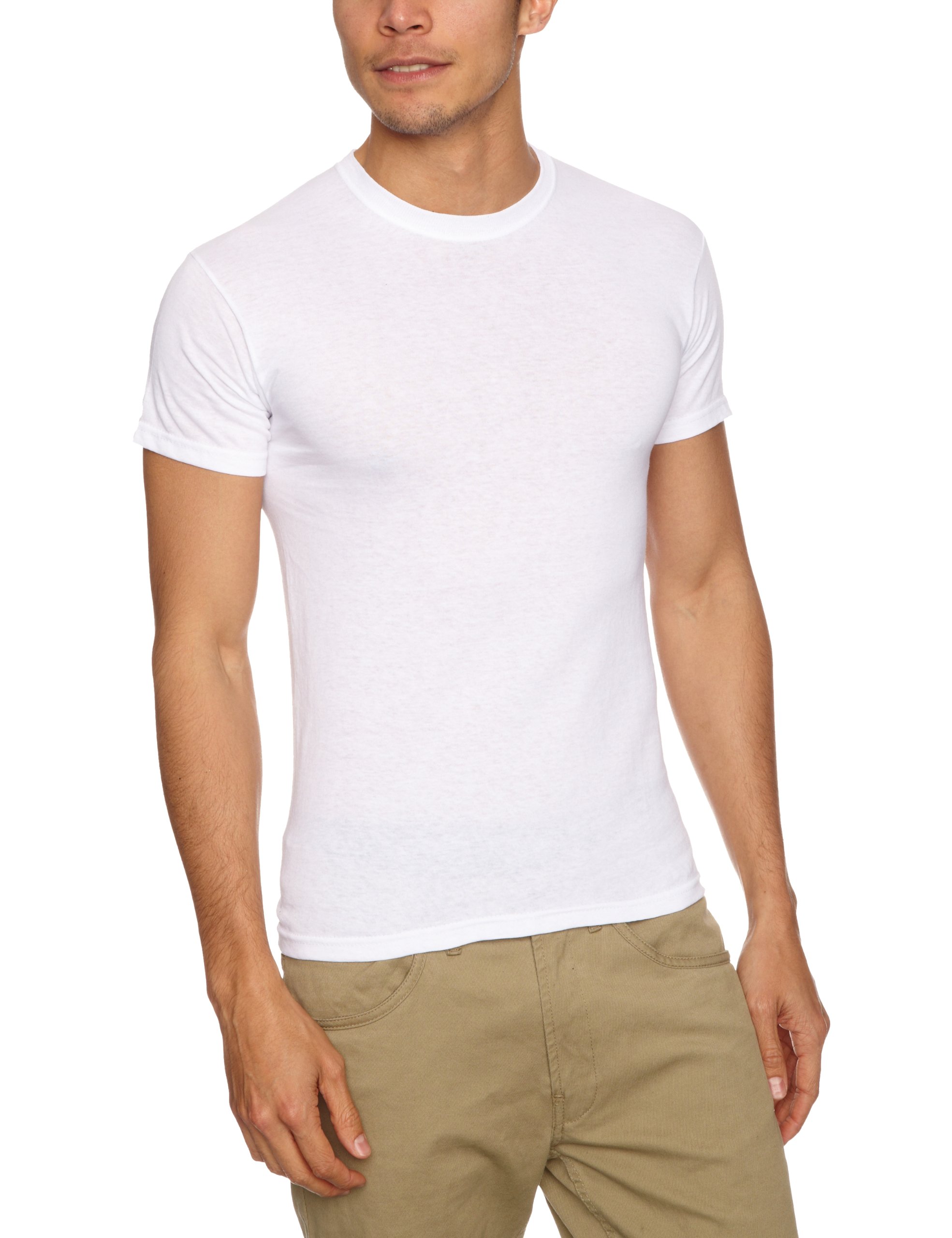 Fruit of the Loom Original T Logo Men's T-Shirt, Pack of 5 - White - (XXX-Large)