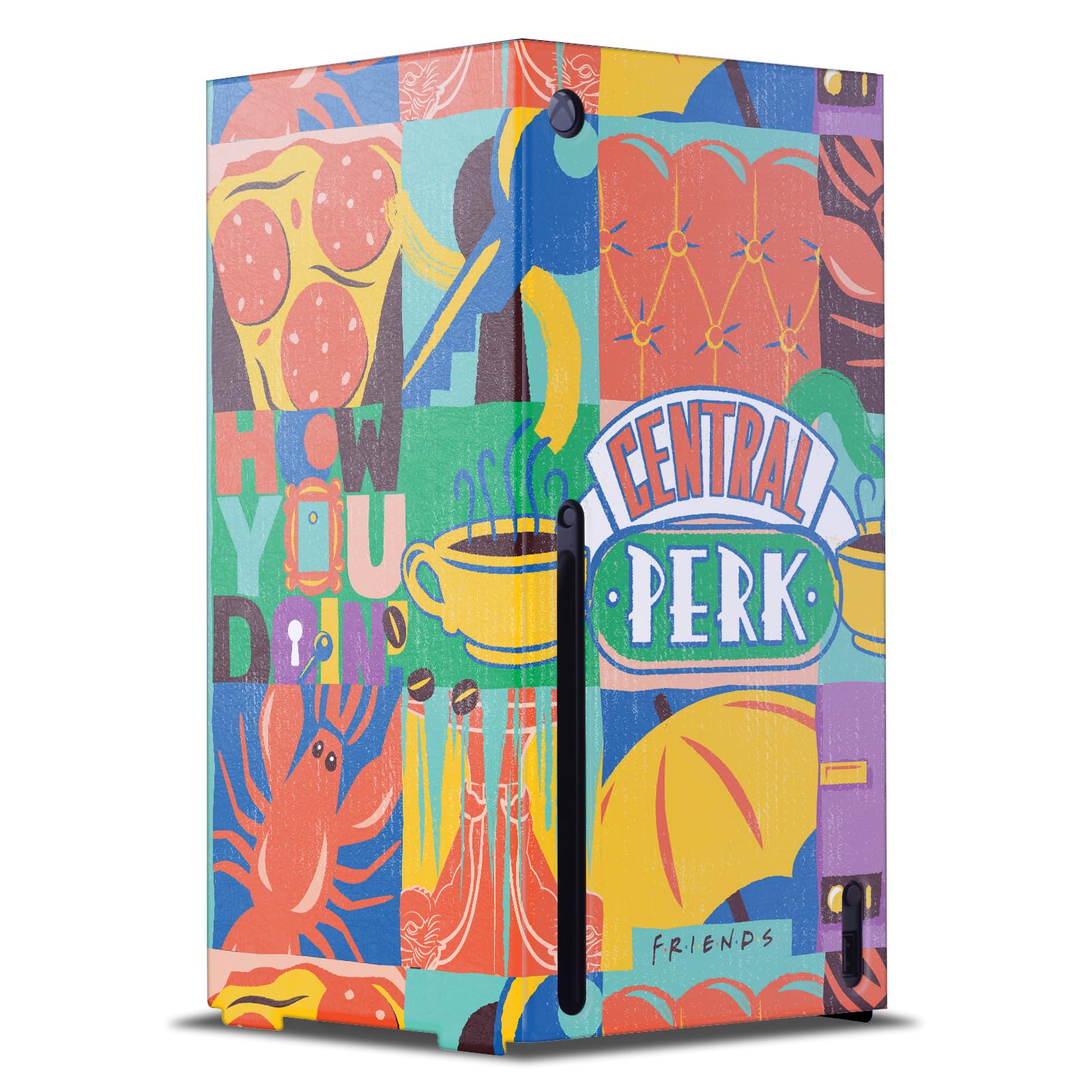 Xbox Series X skin Friends décorez votre salon gaming avec Central Perk - 8