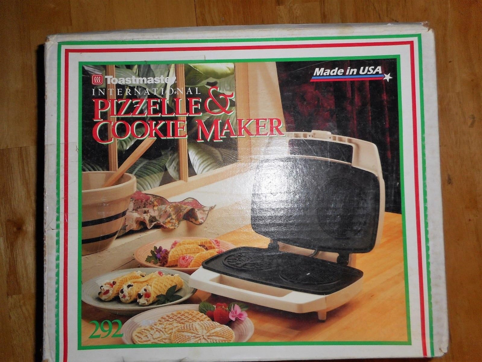 Toastmaster Pizzelle & International Cookie Maker Model 292