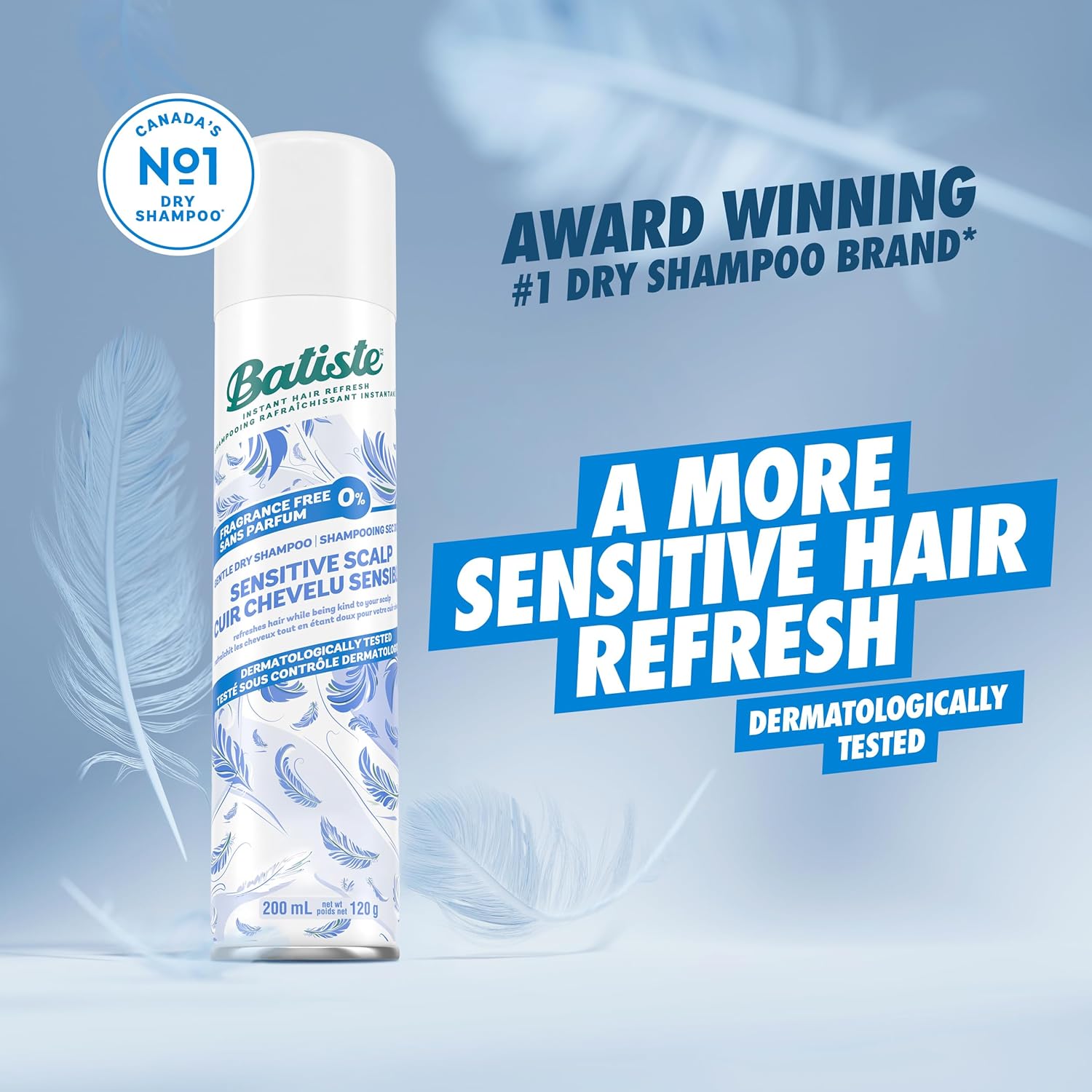 Batiste Dry Shampoo Sensitive Scalp 200ml