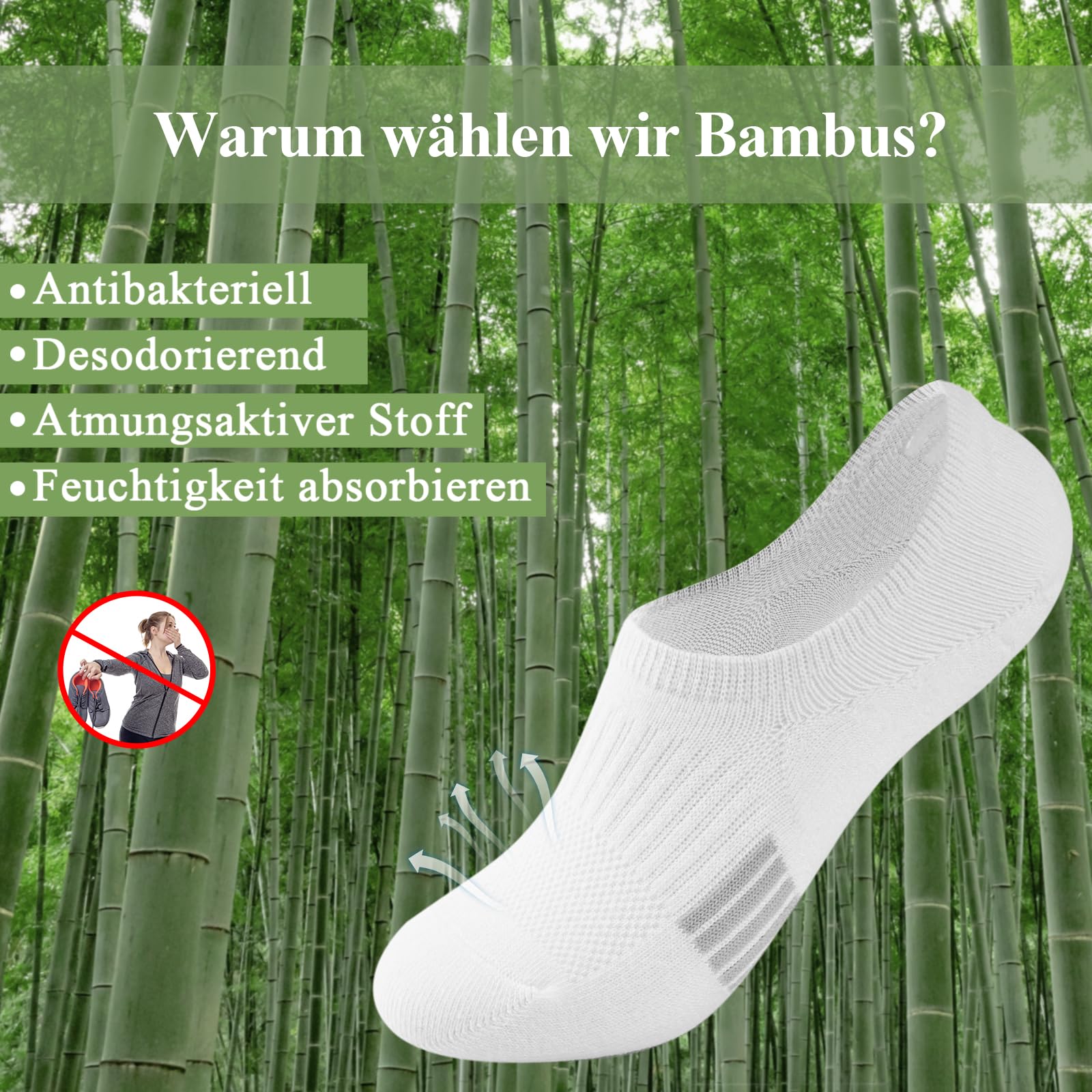 Bambusowe skarpety do sneakersów, damskie, 35-38, 39-42, stopki, męskie, 6 par skarpet do sneakersów, skarpety sportowe, prezenty dla kobiet, skarpety do biegania, niewidoczne skarpety