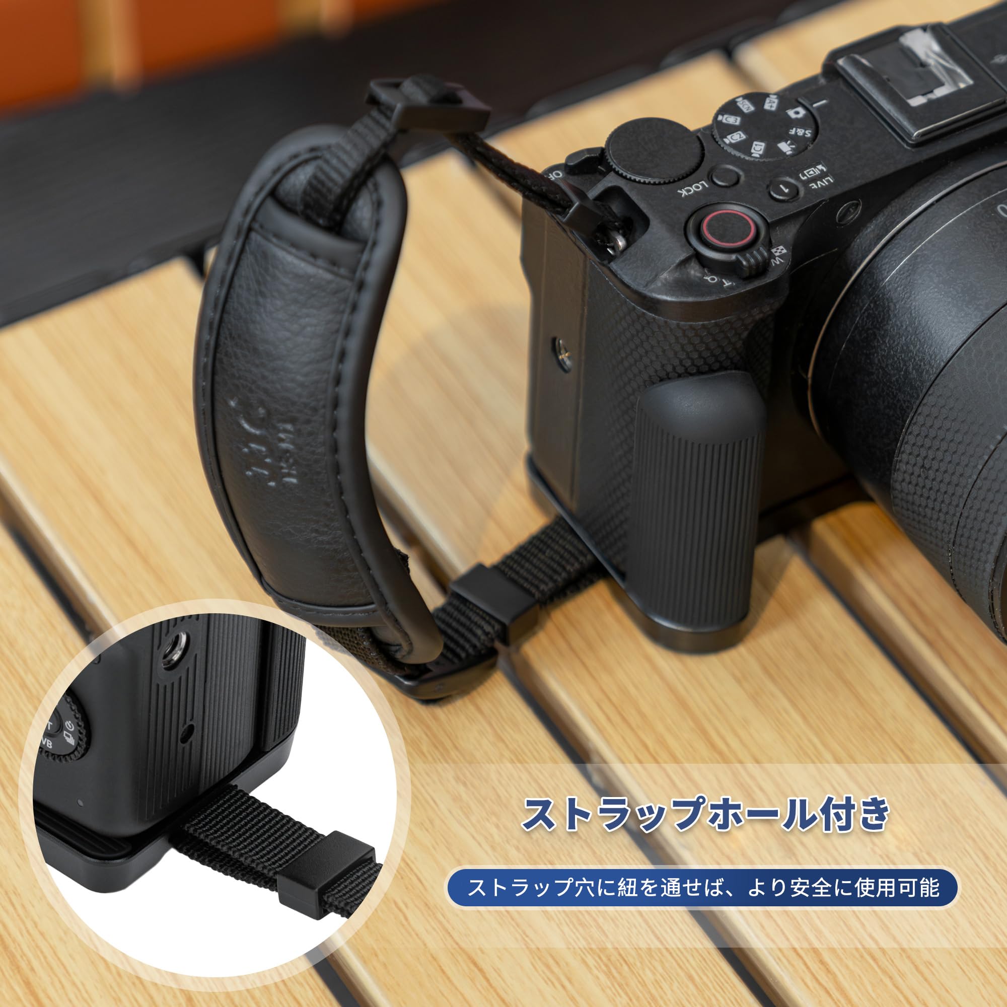 Amazon | JJC 金属L型ハンドグリップ キヤノン Canon EOS R50V