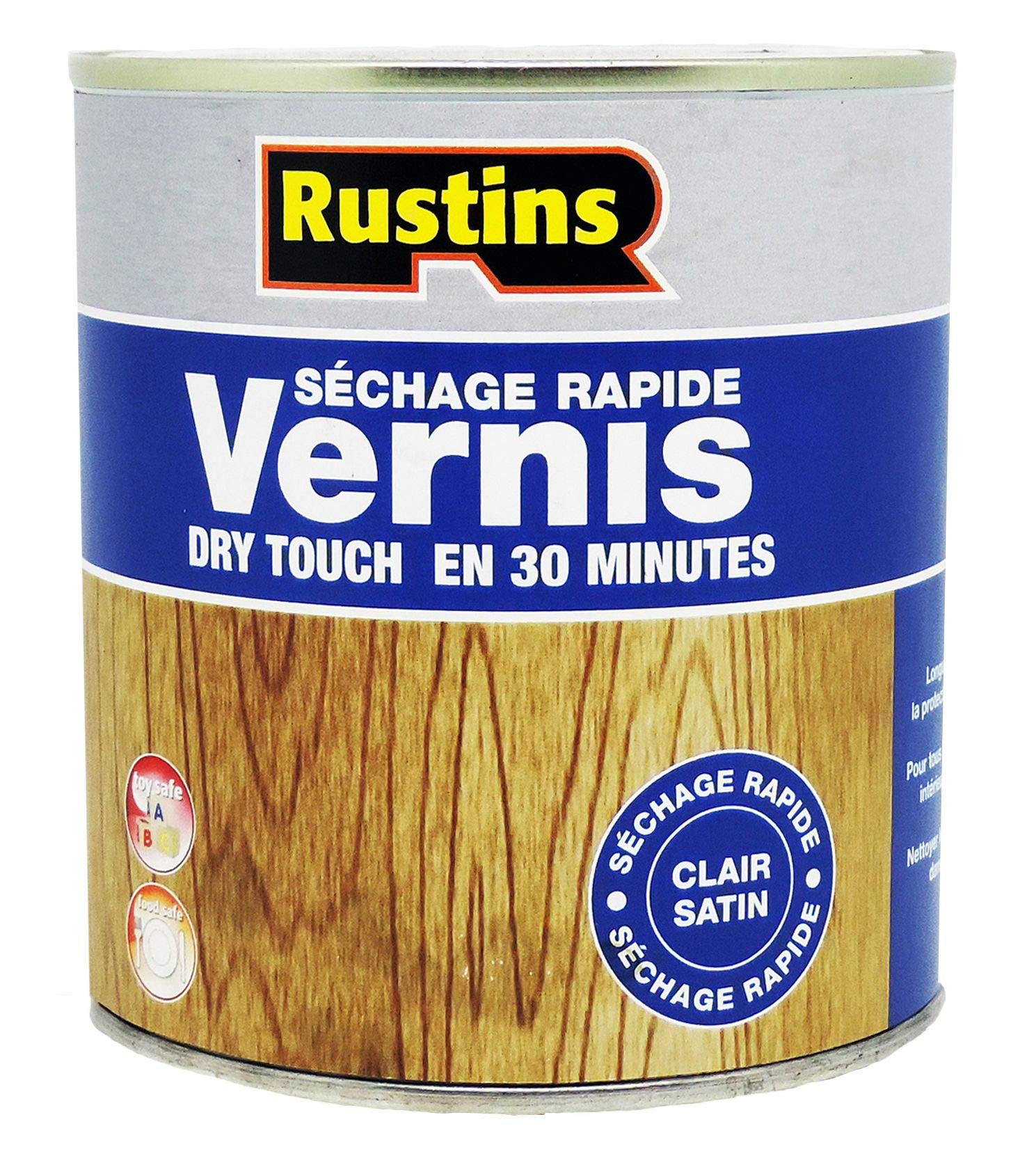Rustins Quick Dry Varnish Clear Satin 500ml