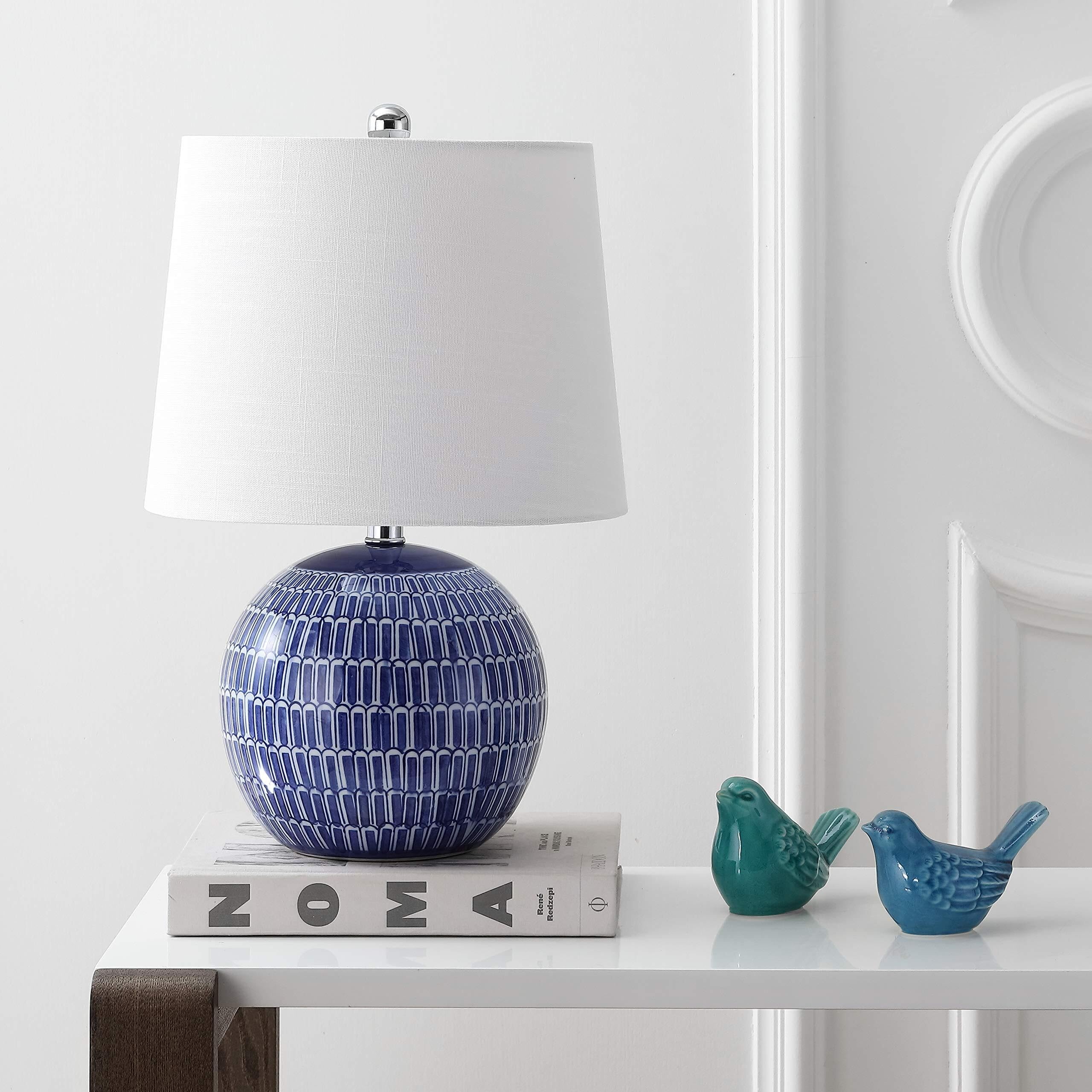 TTDGYYXW Ceramiczna stołowa w kolorze granatowym do sypialni, szafki nocnej, salonu i nie tylko