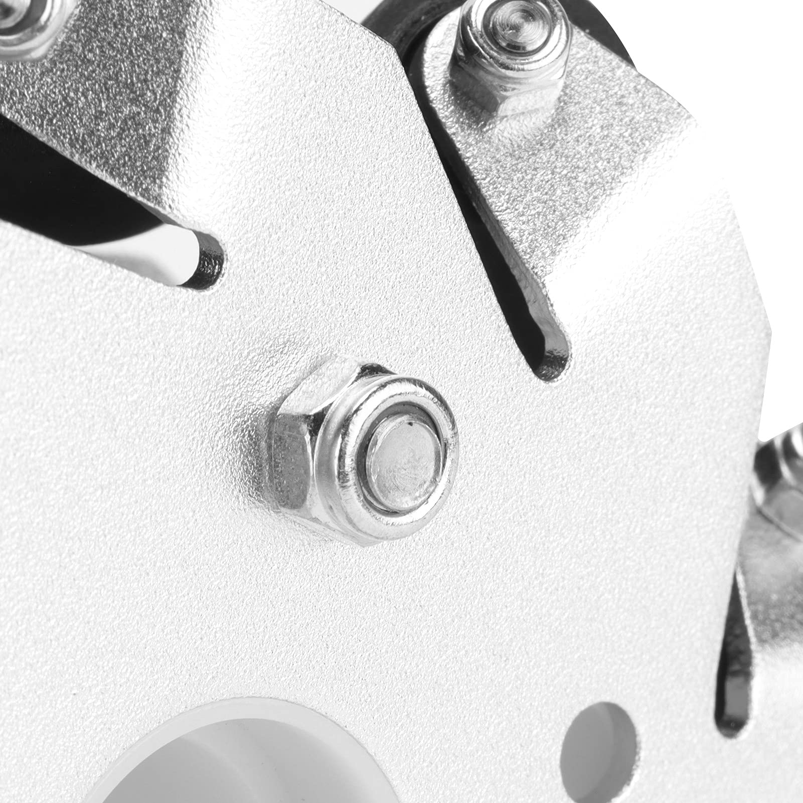 KIMISS Zestaw do Robotyki kół Mecanum - 4 szt. Koła Dookólne 100 Mm do Samochodu Robota 14162 - Trwała Konstrukcja ze Stopu Aluminium