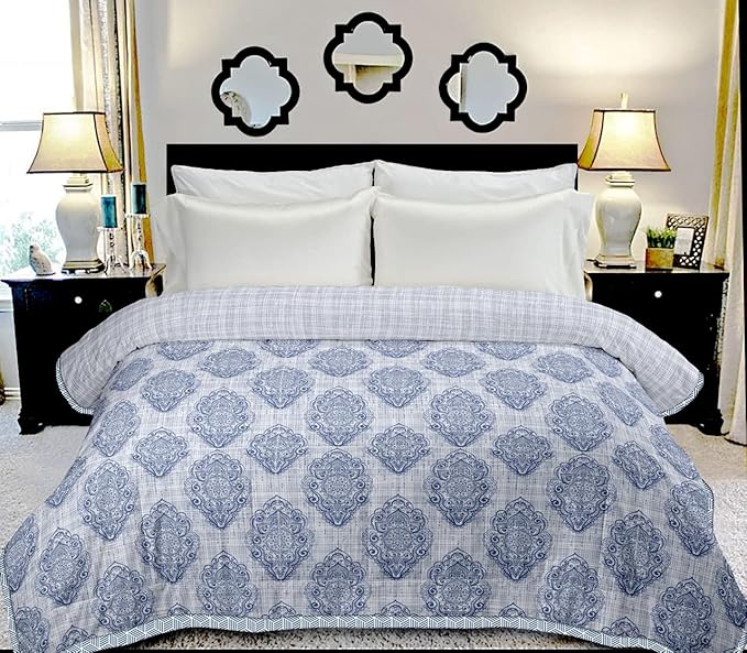 WCX Cotton Reversible Light Weight dohar Double Bed Cotton King Size/dohar Double Bed Cotton