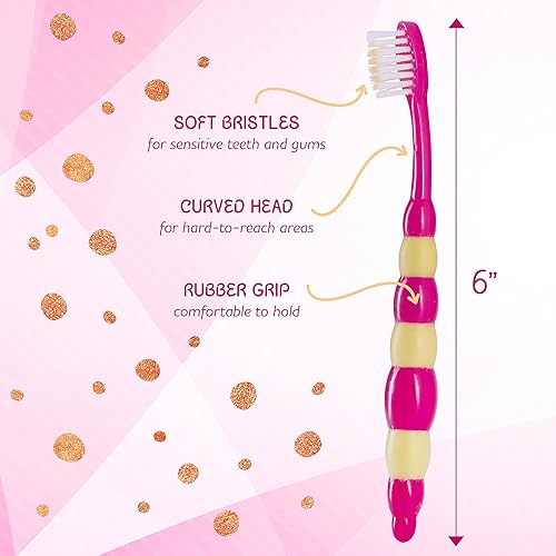 Miniatura 9 de Cepillo de dientes de viaje para niños cepillo de dientes suave para niños pequeños cepillo de dientes de viaje para niños cerdas suaves para el